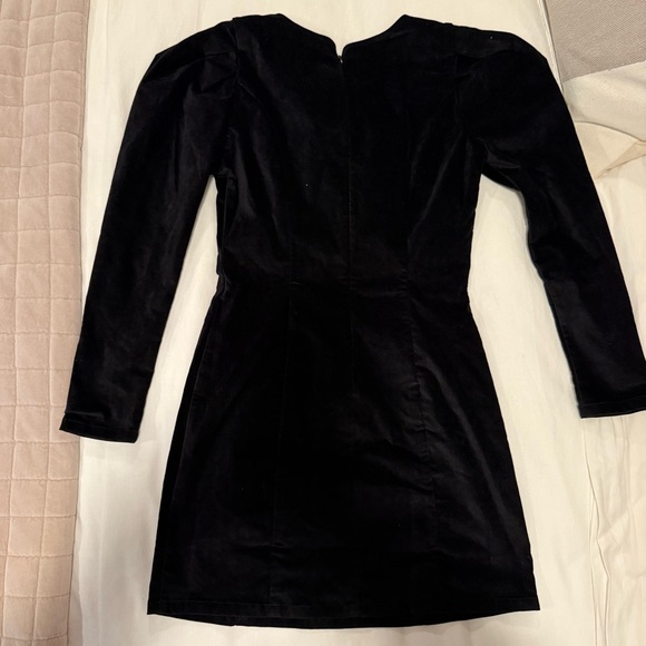 AG Adriano Goldschmied Black Long Sleeve Dress - Picture 1 of 6